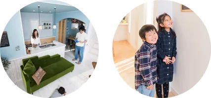 太陽ハウジングでは、設計から施工管理、自社の専属大工さんによる最後まで一貫した施工に加え、第三者機関であるJIO(日本住宅保証検査機構)やJHS(ジャパンホームシールド株式会社)による住宅や地盤の検査を全棟行い、品質の向上に徹底的に努めます。
お客さまに安心して暮らしていただけるように、見えない部分にもこだわり、ご家族の安心を支え続けます。