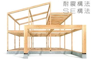 ＳＥ構法は、国が認めた耐震構法です。