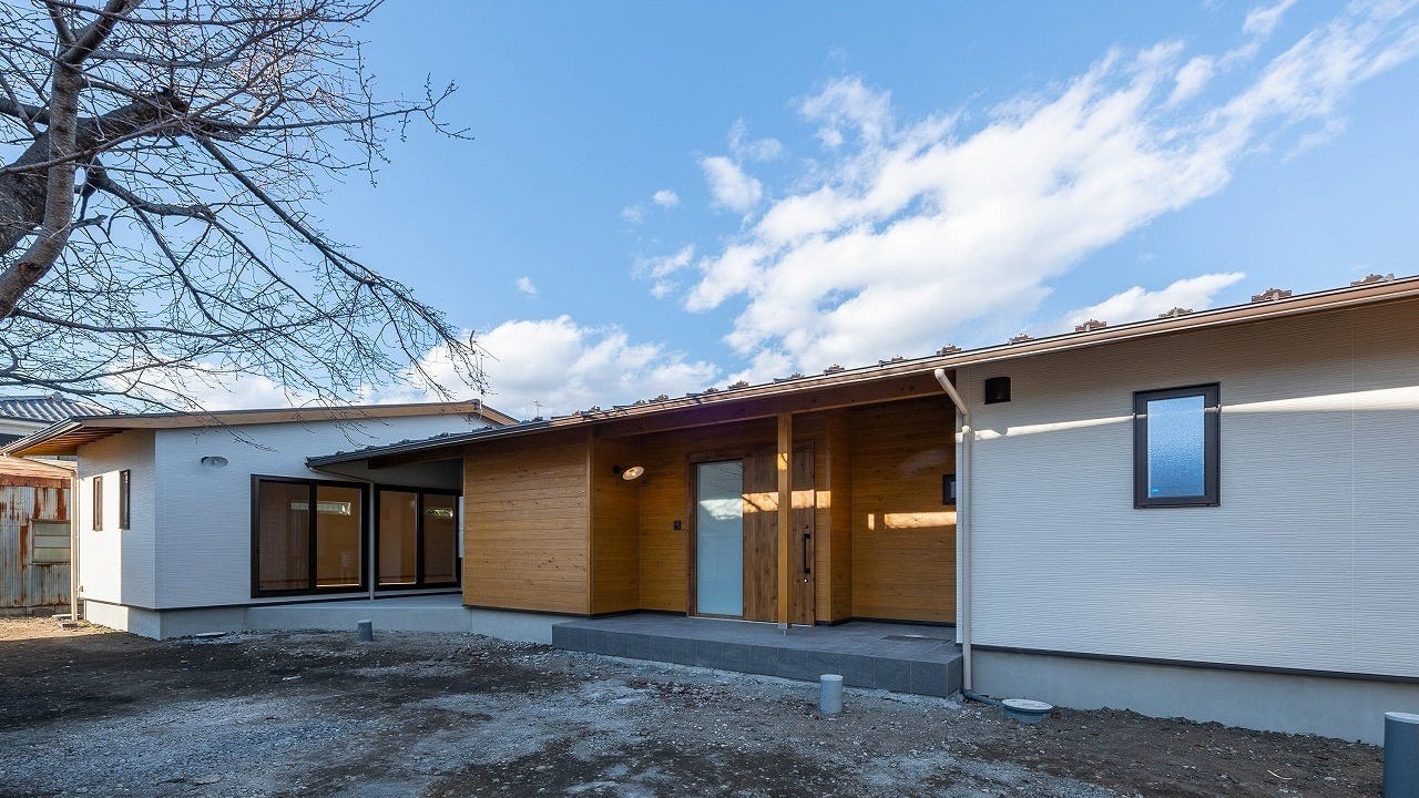 DIYで造る和の平屋住宅