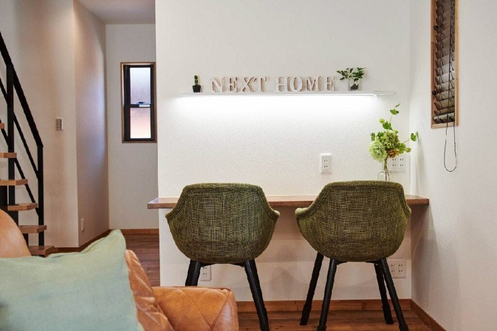 リビング内スタディスペース