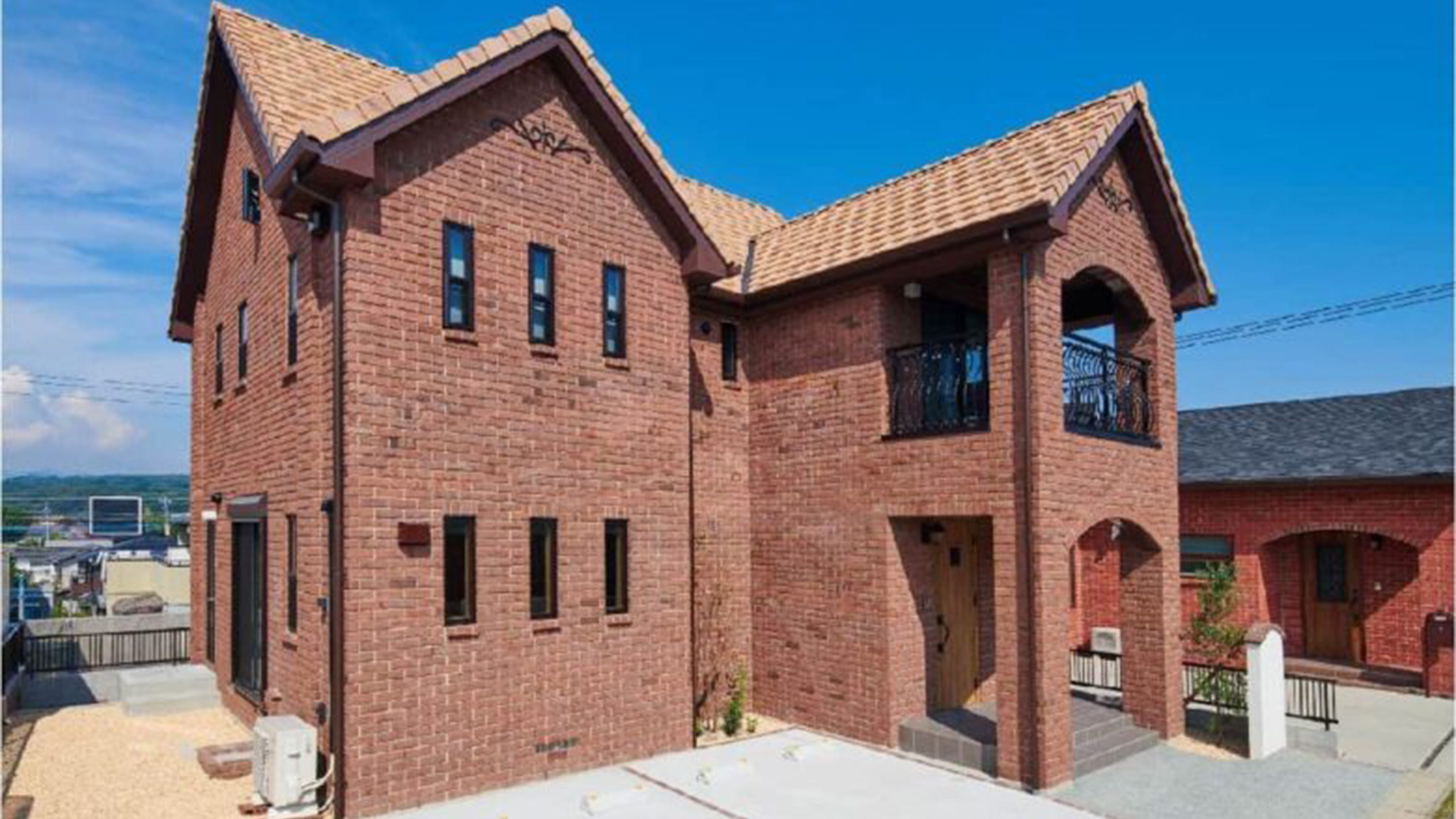 レンガ×インダストリアルな家