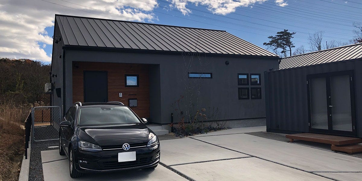 シンプルで美しい、平屋の外観デザイン