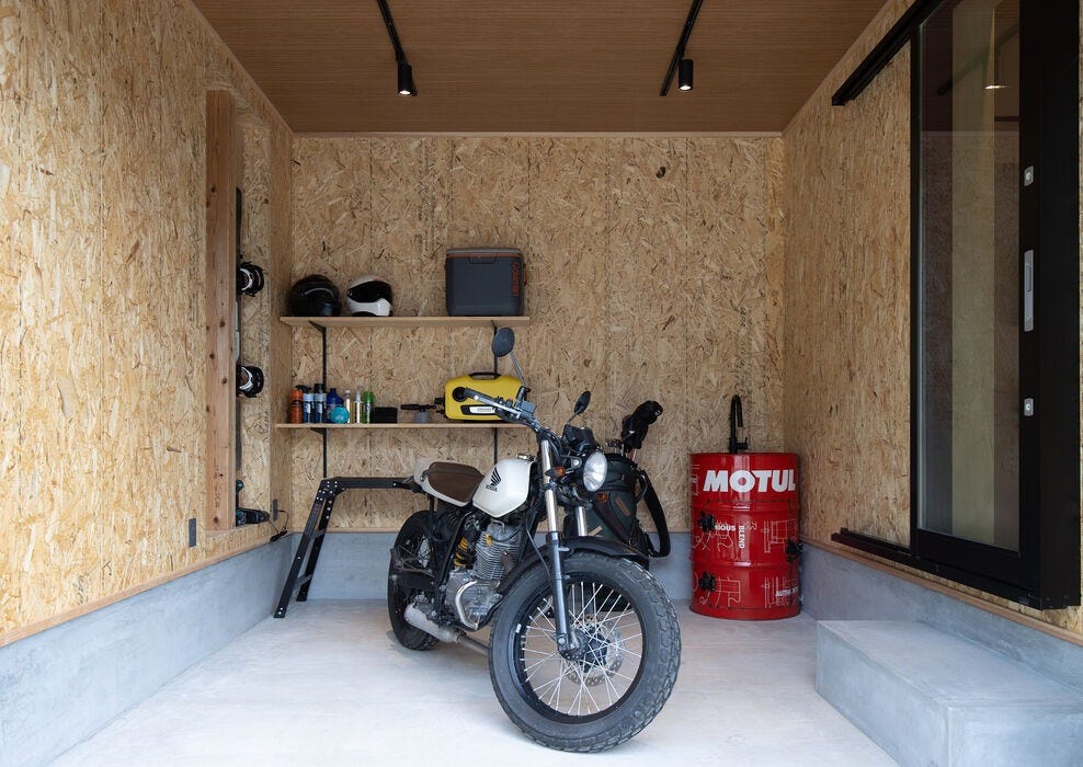 【遠賀町・平屋】バイクガレージを取り入れた注文住宅