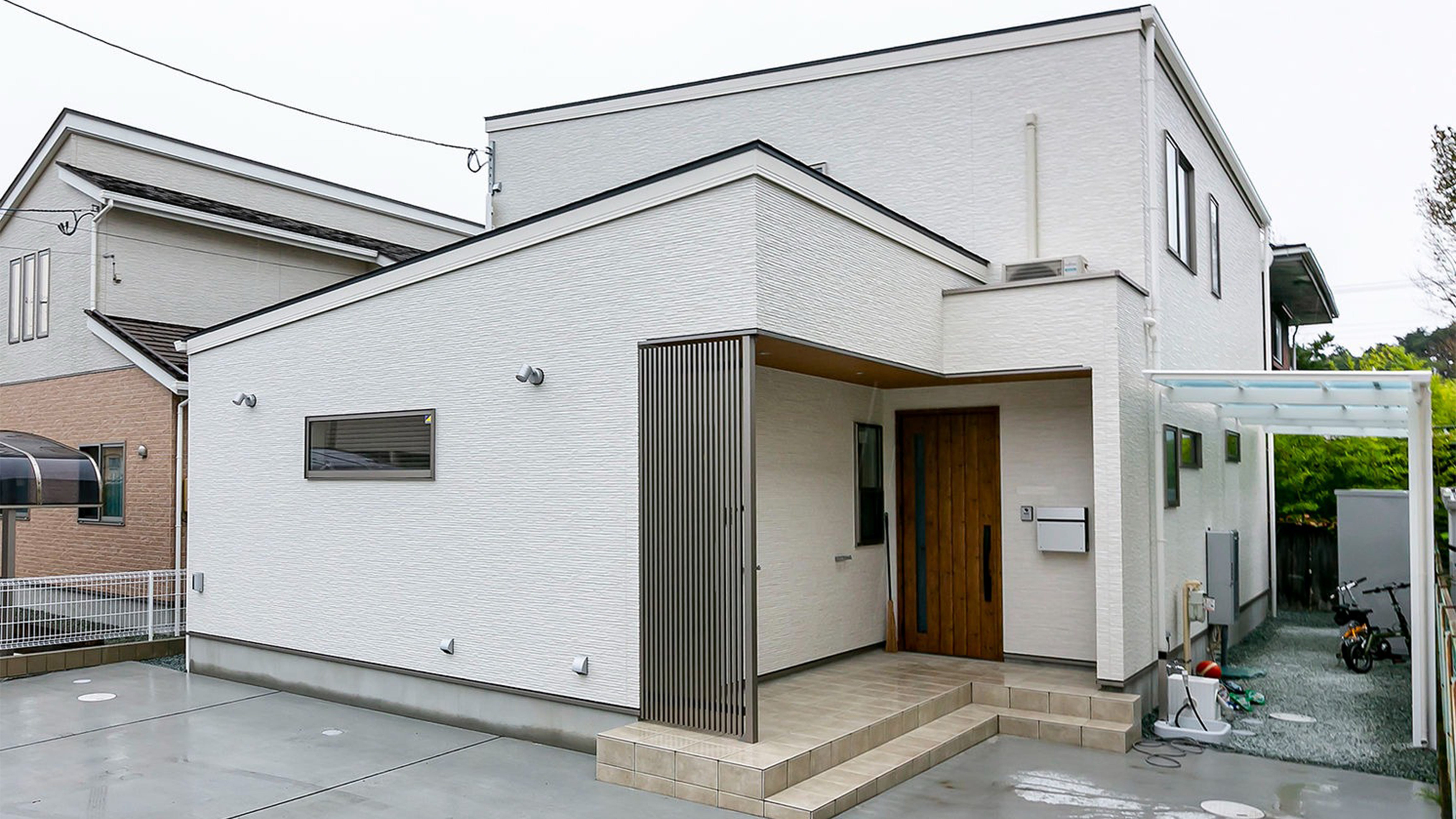 ゆとりと開放感、 動線を重視したこだわりの住まいに事務所も併設