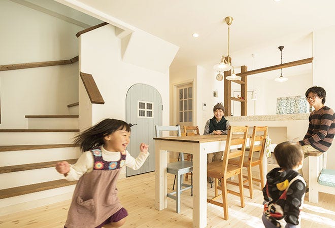 家族の笑顔が絶えない 安らぐ空間創り