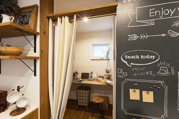 家の中の司令塔ともいえる 『コクピットパントリー』