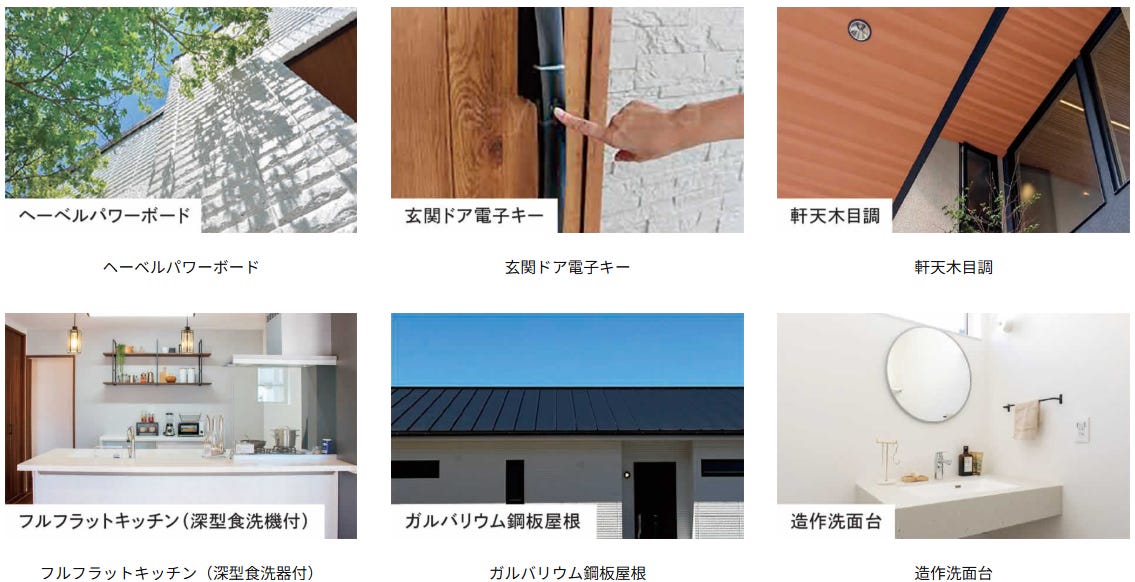 SPEC -定額制注文住宅「LUXE HIRAYA―リュクス平屋―」標準仕様-