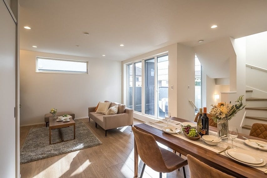 リビングで家族が繋がる家