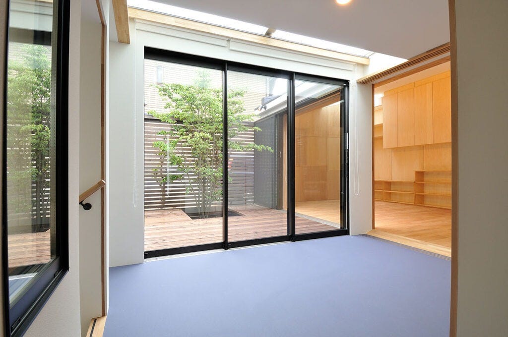 木のぬくもりが感じられる家。