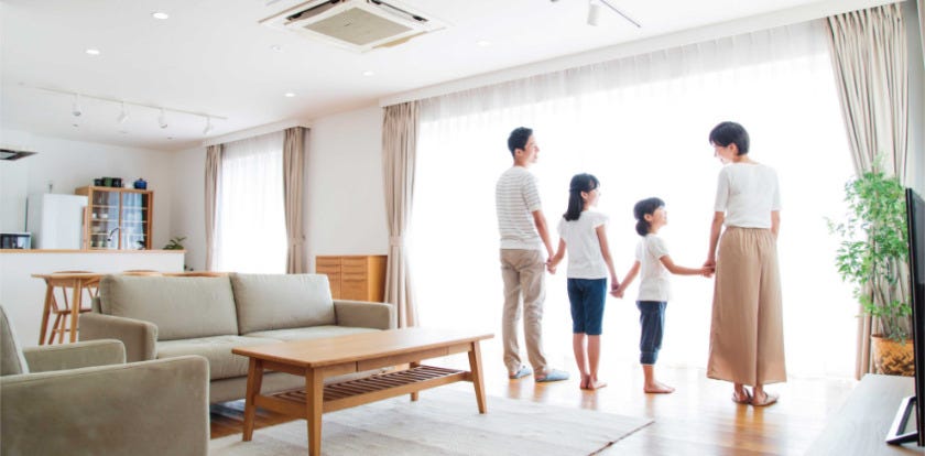 夏涼しく冬暖かい、冷暖房費を節約できる住まい